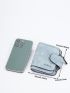 Letter Graphic Small Wallet Blue