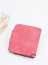 Letter Graphic Small Wallet Pink