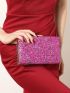 Rhinestone Decor Box Bag Mini For Party