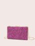Rhinestone Decor Box Bag Mini For Party