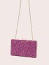 Rhinestone Decor Box Bag Mini For Party