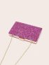 Rhinestone Decor Box Bag Mini For Party