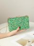 Rhinestone Decor Box Bag Mini For Party