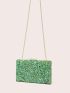 Rhinestone Decor Box Bag Mini For Party