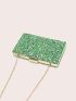Rhinestone Decor Box Bag Mini For Party