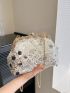 Sequin Decor Dome Bag Small Glamorous For School