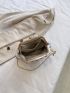 Sequin Decor Dome Bag Small Glamorous For School