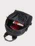 Minimalist Dome Bag Mini Chain Decor Black