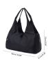 Yoga Mat Bag Gym Fitness Bag For Women Men Training Travel Duffel Handbag Nylon Sports Black