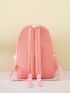 4pcs Bag Set Backpack Cartoon Pattern Shopper Bag Square Bag