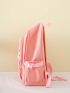 4pcs Bag Set Backpack Cartoon Pattern Shopper Bag Square Bag