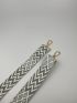 Geometric Pattern Bag Strap Buckle Decor Adjustable