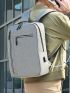 3pcs Two Tone Laptop Backpack Set Fashion