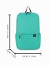 Letter Patch Fashion Backpack Green