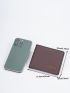 Letter Patch Small Wallet Bi-Fold Canvas Credit Card Holder For Daily