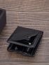 Chocolate Brown Small Wallet Bi-Fold Credit Card Holder For Daily