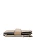 Khaki Small Wallet Minimalist Tri-Fold With Zipper For Daily
