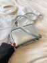 Mini Metal Detail Square Bag Metallic Funky