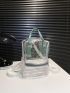 Small Classic Backpack Vacation Zipper PVC For Outdoor Travel