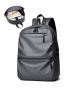 Zip Front Casual Daypack PU Waterproof