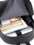 Zip Front Casual Daypack PU Waterproof