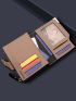 Letter Detail Small Wallet Fold Over