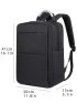 Medium Laptop Backpack Solid Color For Business