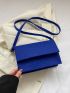 Small Square Bag Crocodile Embossed Flap