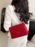 Small Square Bag Quilted Chain Strap Flap Design
