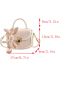 Minimalist Saddle Bag With Bag Charm Mini