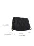 Mini Quilted Pattern Square Bag Fashion Black