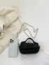 Mini Satchel Bag Chain Strap Top Handle