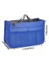 Blue Toiletry Bag Multi-function Zipper For Outdoor Travel