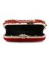 Mini Rhinestone Decor Satin Box Bag Glamorous