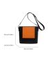Medium Square Bag Two Tone
