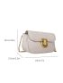 Mini Square Bag Quilted Chain Strap