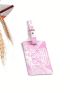 1pc Pu Luggage Tags Suitcase Id Address Name Holder Baggage Tag Label Travel Accessories Luggage Tag