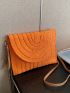 Minimalist Flap Straw Bag for Women