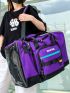Colorblock Travel Bag Large Capacity For Gym