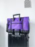 Colorblock Travel Bag Large Capacity For Gym