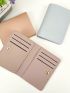 Minimalist Small Wallet Snap Button Bifold