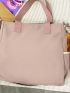 Colorblock Shopper Bag Small With Badge