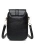 Fashion Women's Shoulder Bag Crossbody Bag Double Layers Vintage Mobile Phone Bag