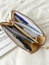 Minimalist Straw Bag Long Wallet Tassel Decor