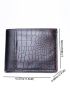 Crocodile Embossed Small Wallet Bifold