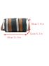 Striped Pattern Hobo Bag Medium Zipper