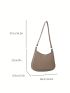 Medium Hobo Bag Crocodile Embossed Top Handle For Daily