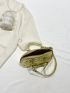Small Dome Bag Double Handle Embossed Design