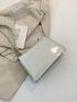 Small Square Bag Solid Color Chain Strap