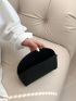 Minimalist Tote Insert Black Felt No-closure